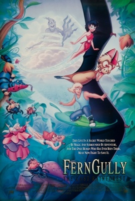 FernGully: The Last Rainforest movie poster (1992) wooden framed poster