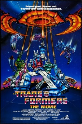 The Transformers: The Movie movie poster (1986) wood print