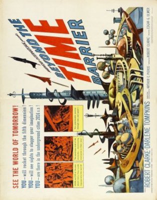 Beyond the Time Barrier movie poster (1960) poster with hanger