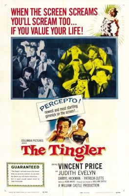 The Tingler movie poster (1959) wood print
