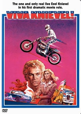 Viva Knievel! movie poster (1977) wooden framed poster