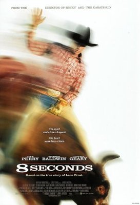 8 Seconds movie poster (1994) poster with hanger