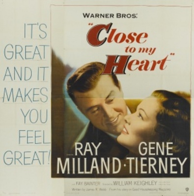 Close to My Heart movie poster (1951) metal framed poster