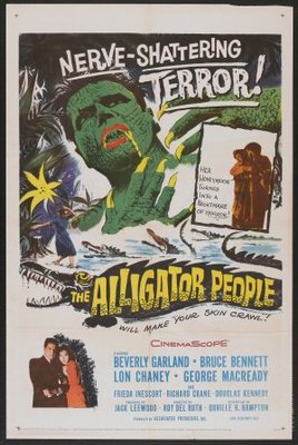 The Alligator People movie poster (1959) pillow