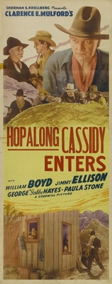 Hop-Along Cassidy movie poster (1935) wooden framed poster
