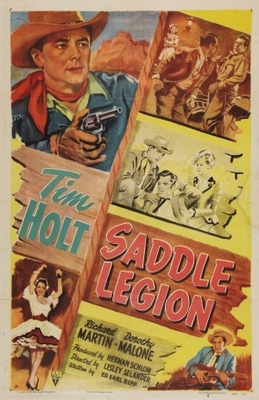 Saddle Legion movie poster (1951) pillow