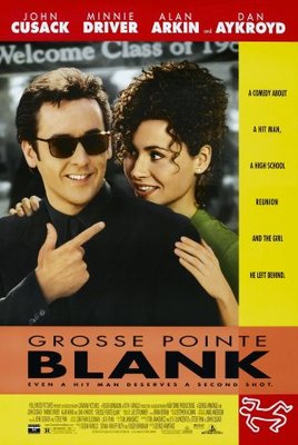 Grosse Pointe Blank movie poster (1997) metal framed poster