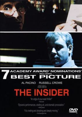 The Insider movie poster (1999) metal framed poster