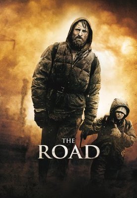 The Road movie poster (2009) wood print