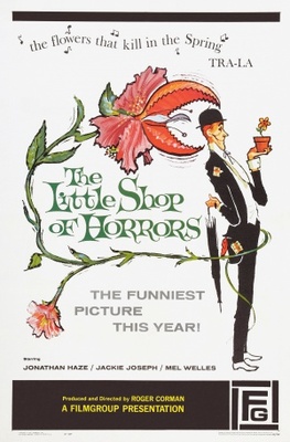 The Little Shop of Horrors movie poster (1960) wood print