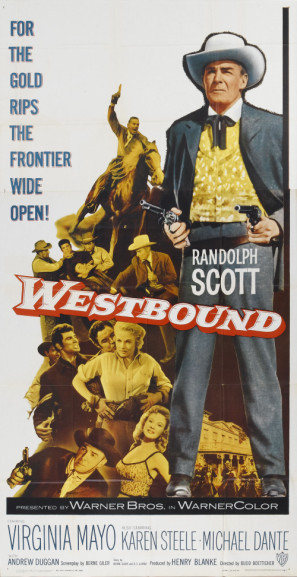 Westbound movie poster (1959) canvas poster