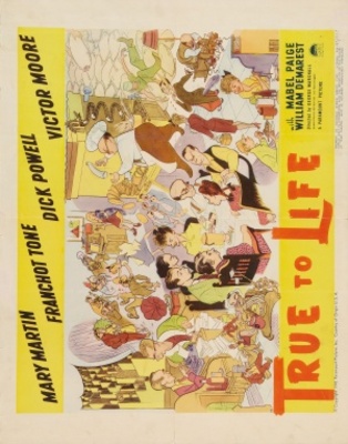True to Life movie poster (1943) mouse pad