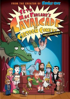 Cavalcade of Cartoon Comedy movie poster (2008) wooden framed poster