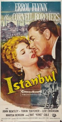Istanbul movie poster (1957) pillow
