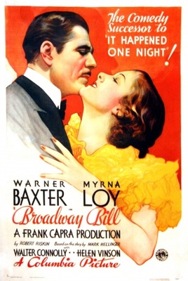 Broadway Bill movie poster (1934) poster with hanger