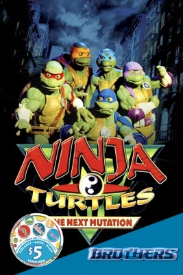 Ninja Turtles: The Next Mutation movie poster (1997) wood print