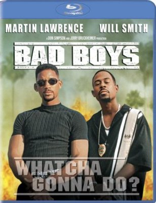 Bad Boys movie poster (1995) wood print