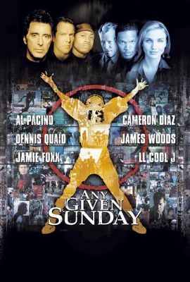 Any Given Sunday movie poster (1999) pillow