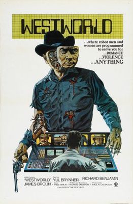 Westworld movie poster (1973) wood print