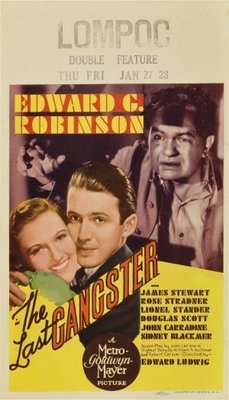 The Last Gangster movie poster (1937) canvas poster