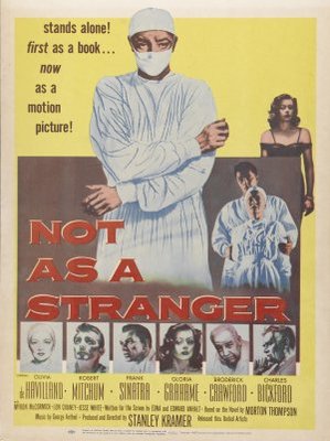 Not as a Stranger movie poster (1955) pillow