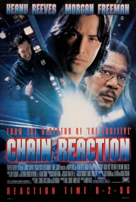 Chain Reaction movie poster (1996) wooden framed poster