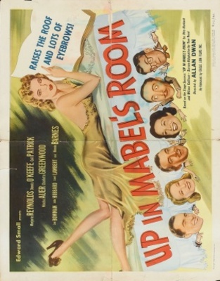 Up in Mabel's Room movie poster (1944) wooden framed poster