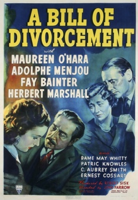 A Bill of Divorcement movie poster (1932) poster with hanger