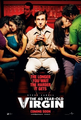 The 40 Year Old Virgin movie poster (2005) poster with hanger