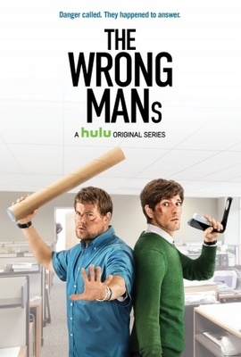 The Wrong Mans movie poster (2013) wood print