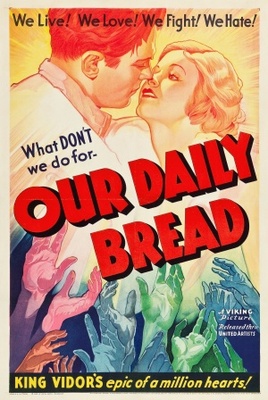 Our Daily Bread movie poster (1934) pillow