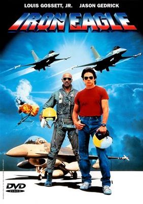 Iron Eagle movie poster (1986) wooden framed poster