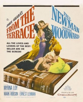 From the Terrace movie poster (1960) metal framed poster