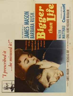 Bigger Than Life movie poster (1956) metal framed poster