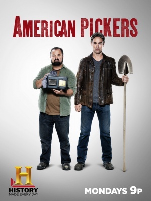 American Pickers movie poster (2010) wood print