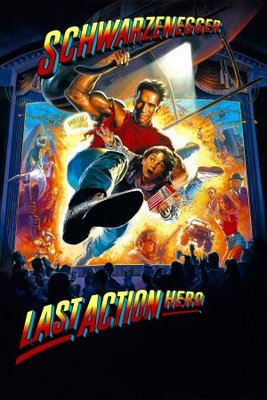 Last Action Hero movie poster (1993) wooden framed poster