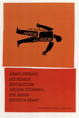Anatomy of a Murder movie poster (1959) canvas poster