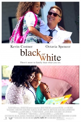 Black or White movie poster (2014) metal framed poster