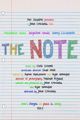 The Note movie poster (2013) Poster MOV_4c72de83