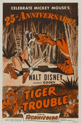 Tiger Trouble movie poster (1945) pillow