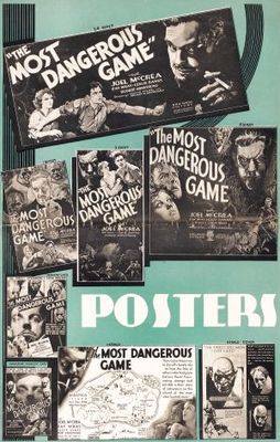 The Most Dangerous Game movie poster (1932) Tank Top