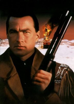 On Deadly Ground movie poster (1994) wood print