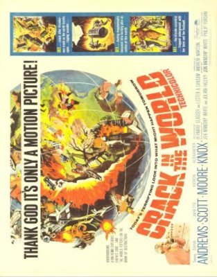 Crack in the World movie poster (1965) wood print