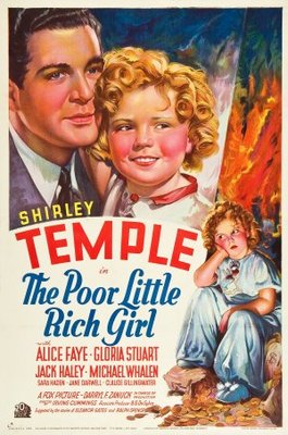 Poor Little Rich Girl movie poster (1936) wood print