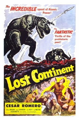 Lost Continent movie poster (1951) canvas poster