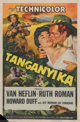 Tanganyika movie poster (1954) wooden framed poster