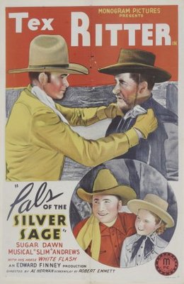 Pals of the Silver Sage movie poster (1940) metal framed poster