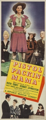 Pistol Packin' Mama movie poster (1943) wooden framed poster