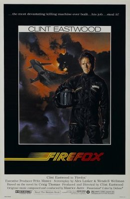 Firefox movie poster (1982) Stickers MOV_4d2f20b1
