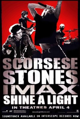 Shine a Light movie poster (2008) metal framed poster